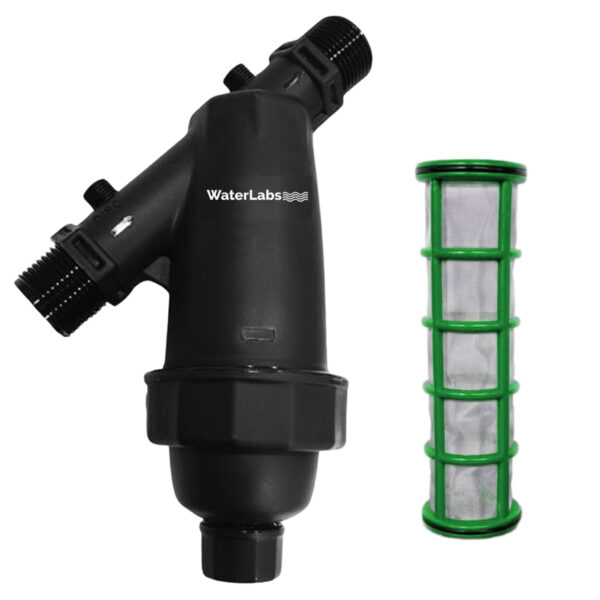 WaterLabs WL082X Water Tank Filter | Stainless Steel Grade Mesh | UV Stabilized Material | 1 Year Warranty | Cleans All Sand, Dirt Sediments (50 Micron)